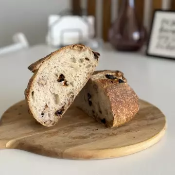 Big Photo of Tartine with Prunes, Walnuts, and Honey