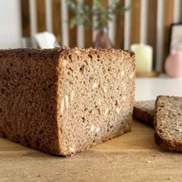 Big Photo of Whole Grain Wheat-Rye Bread with Seeds