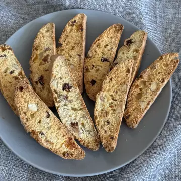 Foto grande del Dairy free Sourdough Biscotti