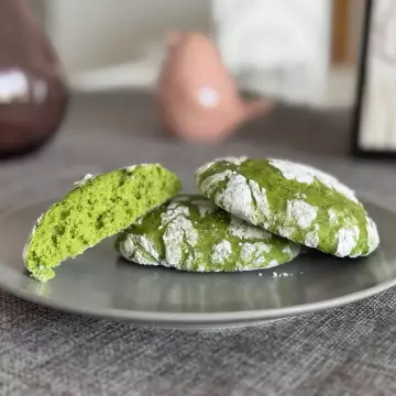 Мраморное печенье без лактозы “Мята