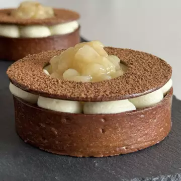 Big Photo of Chocolate-Pear Mini Tart